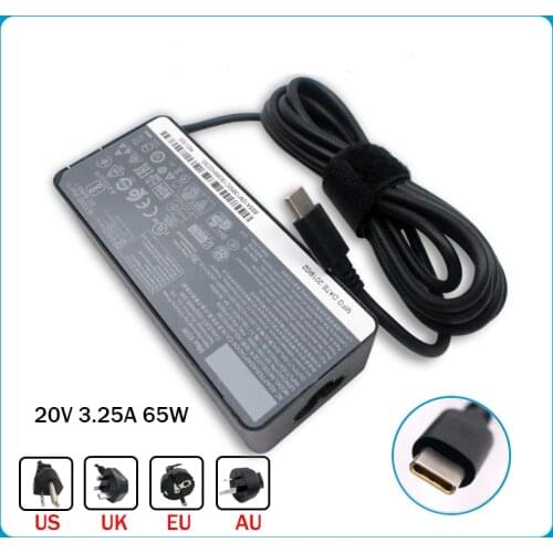 20V 3.25A 65W laptop adapter for Lenovo charger ADLX65NCC3A ADLX65NDC3A ADP-65FD ADLX65NDC2A ADLX65NDC2B ADP-65FD AB ADP-65FD B