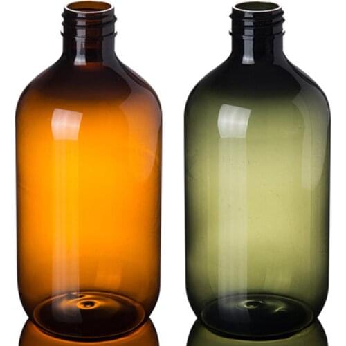 Dropship 500/300ml Lotion Shampoo Shower Gel Holder Soap Dispenser Empty Bath Pump Bottle liquid water Pump Jars