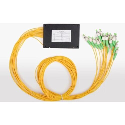 Free Shipping FC APC 1x16 3.0MM PLC optical splitter FC APC 1x16 PLC Fiber optical splitter single mode