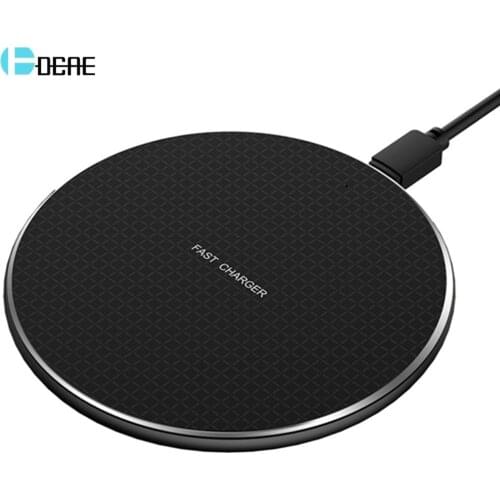 DCAE 10W Fast Wireless Charger for iPhone 11 XS Max XR X 8 Airpods Pro Qi Quick Charging Pad For Samsung S10 S9 S8 Xiaomi mi 9