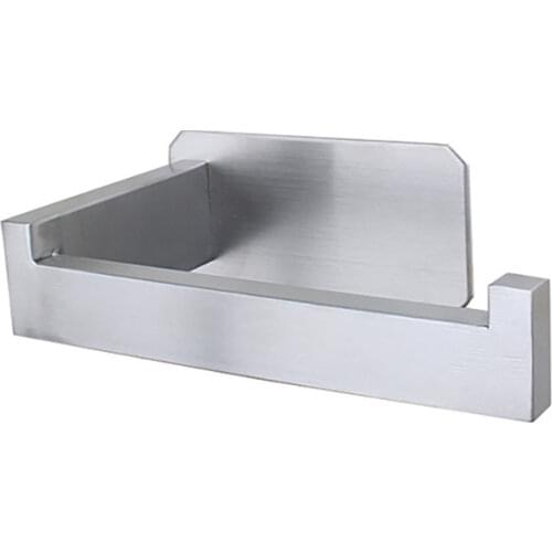 Stainless Steel Paper Holders Bathroom Tissue Holder Towel Rack Wall Mounted Toilet Roll Paper Racks Storage Shelf Accessories