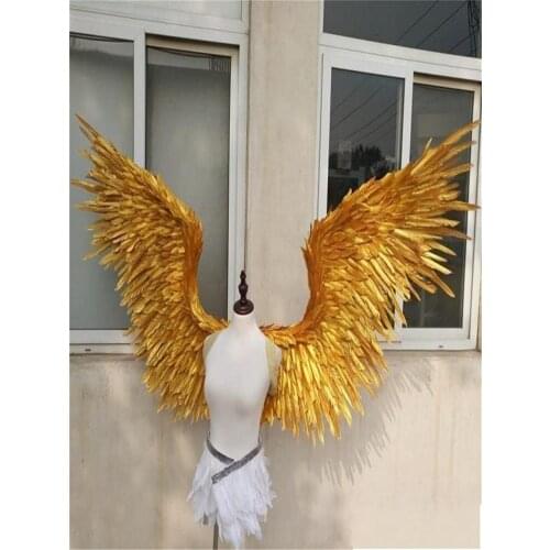 Childrens White Black Feather Angel Wings For Dance Party Cosplay Costume Stage Show Masquerade Carnival Holiday Fancy Dress