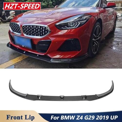 Carbon Fiber Material Front Bumper Lip For BMW Z4 G29 Car Tuning 2019 Up