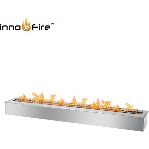 Inno-living 48 inch stainless steel manual fireplace for bio alcohol