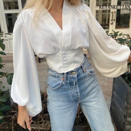 KEYANKETIAN White Blouses