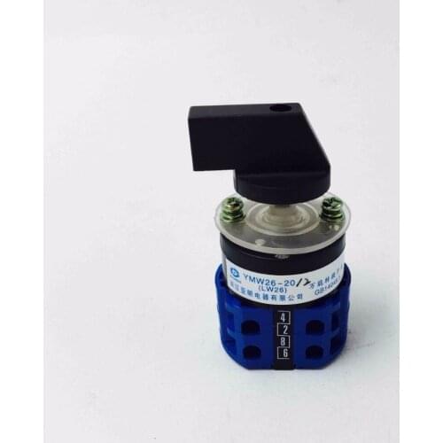 LW26-20/2 Both Power Supply Cut Off Silver Point Universal Change-over Switch Round Nothing Panel