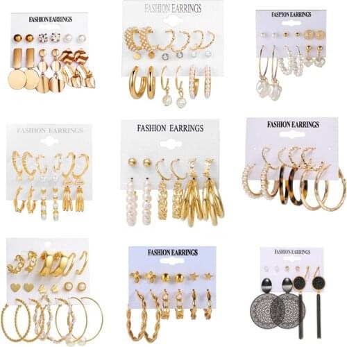 Trendy Butterfly Heart Round Drop Earrings Set For Women Elegant Pearl Acrylic Dangle Earrings 2021 Party Wedding Jewelry Gifts