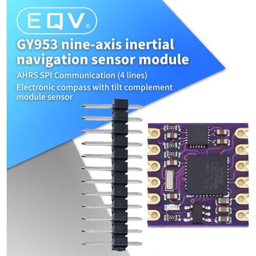 GY953 AHRS Nine Axis inertial navigation sensor Module Electronic compass tilt compensation Module