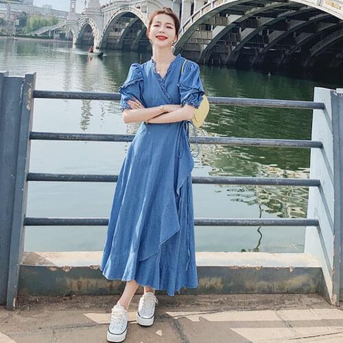 Moramoon Fashion Denim Dresses