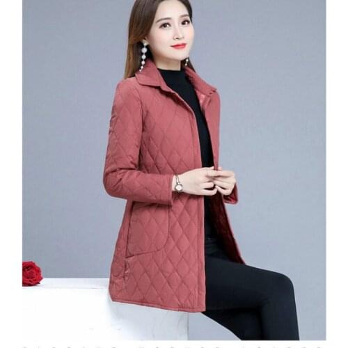 Ms. winter coat high-end new fashion long section was thin middle-aged womens plus cotton coat large size coat mother dress