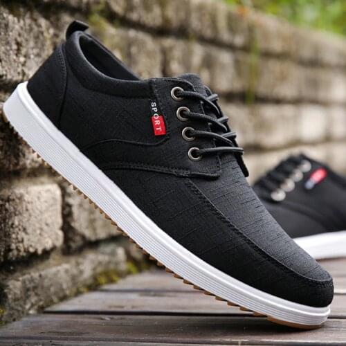 Men Casual Shoes Summer Canvas Shoes Men Breathable Casual Canvas Men Shoes Walking Men Shoes Chaussure Homme Factory sales