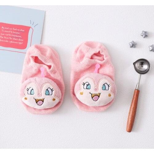 Spring Summer Soft Cotton Baby Socks Newborn Cartoon Animal Hree-dimensional Baby Socks Infant Anti-slip Boat Sock for Girl Boy