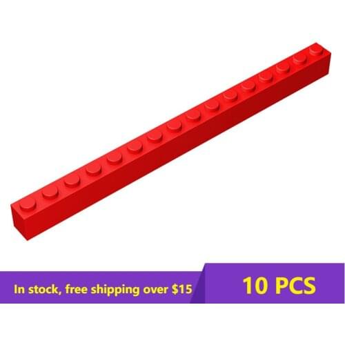 10PCS MOC Bricks 2465 1x16 for Bricks Bulk Model Building Blocks Parts DIY Educational High-Tech Parts Toys