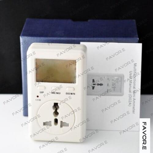 Single phase plug in digital Kwh meter UK version
