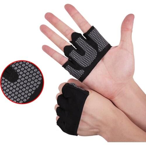 Gym Fitness Half Finger Gloves Men Women for Crossfit Workout Gloves Dumbell Power Weight Lift Bodybuilding Hand Protector Glove