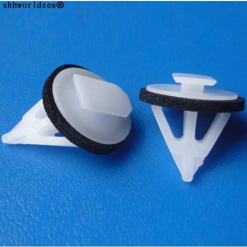 Shhworldsea 100PCS cars plastic clips car fastener Retainer for Toyota 76817-12100(7681712100)