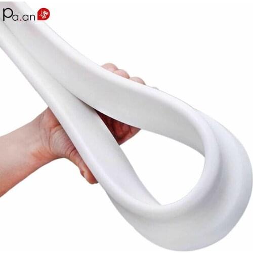 Collapsible Shower Threshold Water Dam Barrier Retention System Keep Water Inside Waterproof Self-Adhesive Strip for Wet and Dry