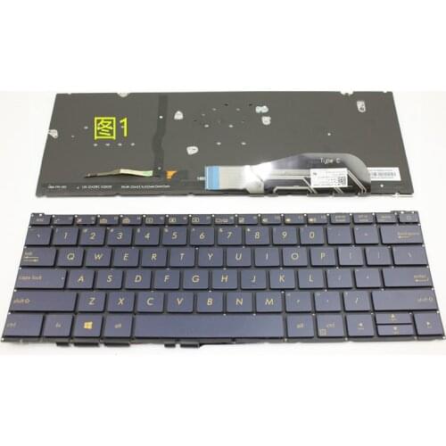 New for asus 3 ZenBook 3U UX390 UX390CA UX390UA UX390U keyboard US backlight
