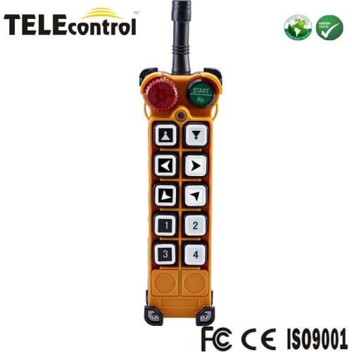 Telecontrol F26-B2 wireless industrial radio remote control station transmitters with 2 dual speed push buttons