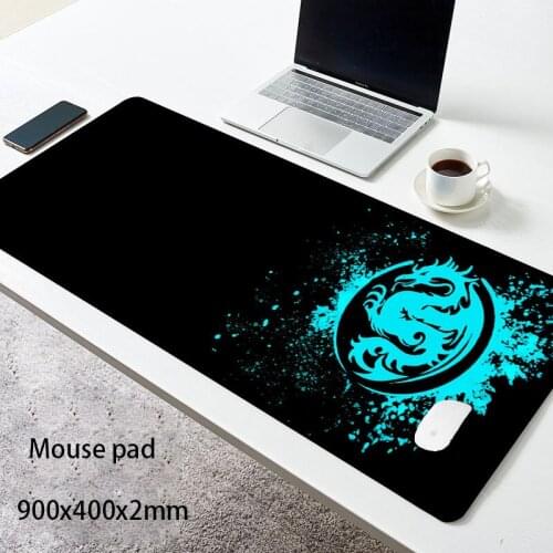 Extended Mouse Pad Anime Dragon Large Gaming Mouse Pad- Computer Keyboard Mouse Mat Mousepad Rubber Base keyboard mouse pad