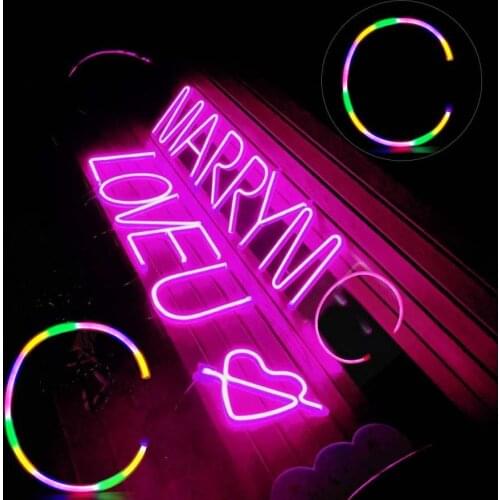 Letter Light Unique Alphabet C-Shaped LED Light Night Light for Home Wedding Party Decoration