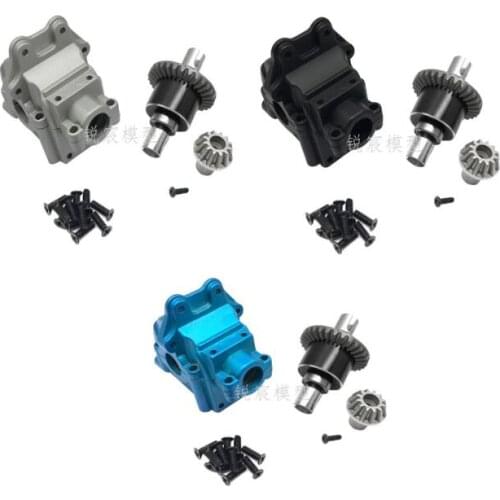 WLtoys 144001 RC Car upgrade Spare parts Metal front rear Wave box shell 144001-1254 Differential 144001-1309