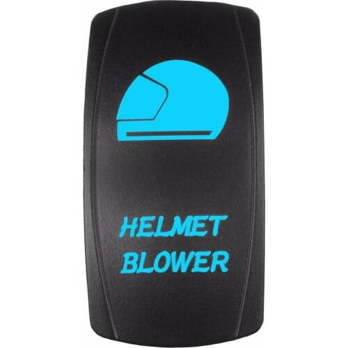 12-24V Car HELMET BLOWER 12V 20A Toggle Rocker Switch Blue LED Light 5Pin ON/OFF switch for car boat ATV SUV bus trailer caravan