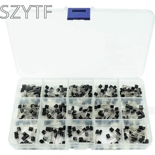 15 kind total 300 triode box set TO-92 S9012/S9013/S9014/S8050/S8550