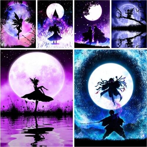 5D Diy Diamond Painting Fantasy Fairy Butterfly EmbroideryFull Drill Diamond Mosaic Cross Stitch Kits Picture Home Decoration