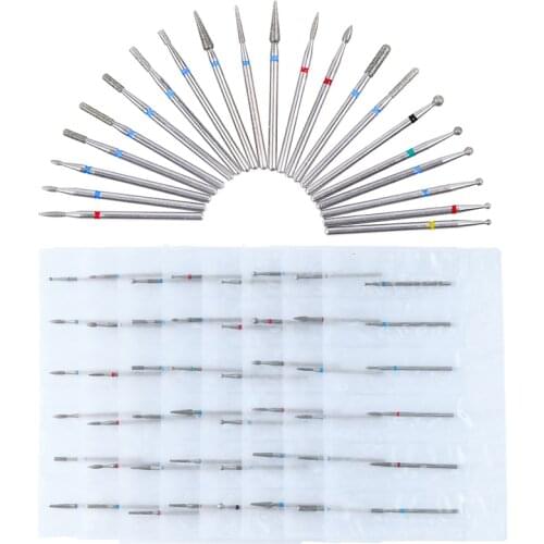 6 pcs/set Diamond Nail Drill Bits Pedicure Manicure Cleaning Rotate Electric Cuticle Cutter Sander Nail File Accessory Tools