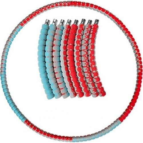 8-Section Removable Stainless Steel Sport Fitness Circle Lose Weight Home Bodybuilding Exercise