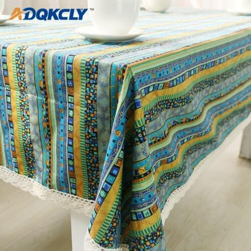 ADQKCLY Linen Tablecloths On The Table