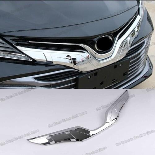 Lsrtw2017 abs Car head Front Grill Hood Trims for toyota camry 2019 2020 2018 70 v70 xv70 trd accessories sport edition