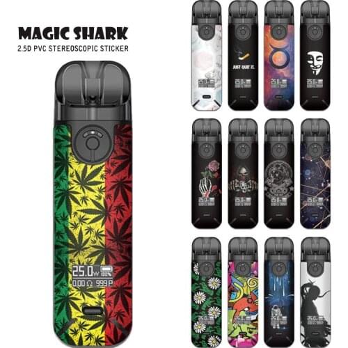 Hot Sale 3M Matte Stereo 2.5D Astronaut Flower Ultra Thin Tape Case Sticker Film for Smok Novo4 Novo 4