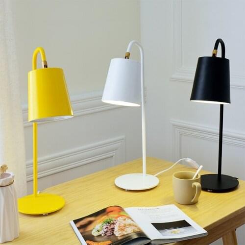 Modern Minimalist Eye Protection Desk Lamp Bedroom Bedside Table Lamp Metal Reading led Desk Light Student Learning Desk Lamp