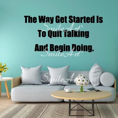 Cartoon Quote Removable Art Vinyl Wall Stickers For Living Room Kids Room Wall Stickers Waterproof Wallpaper