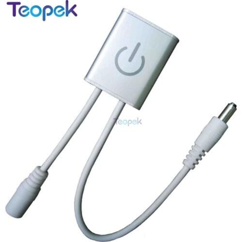 ITouch LED Dimmer DC 12V/24V 3A Touch Switch On Off Touch Switch With DC Connector 5.5X2.1 for LED Lighting Led Strip
