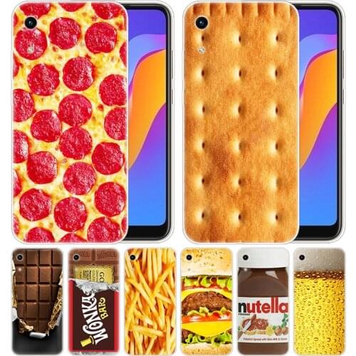 Silicone Case Food Dessert Chocolate beer cheese for Huawei Honor 9X 8A 7A 20 Pro 7X 8X 7S 8S 8 9 10 Lite View 20 20i 10i Play