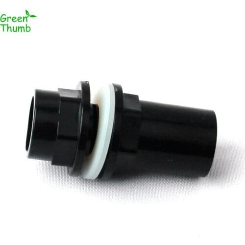 1pc 25 mm Male Thread Connector Fish Tank Aquarium Drainage And Water Exchange Water Supply Pipe Fittings Straight PVC Joints