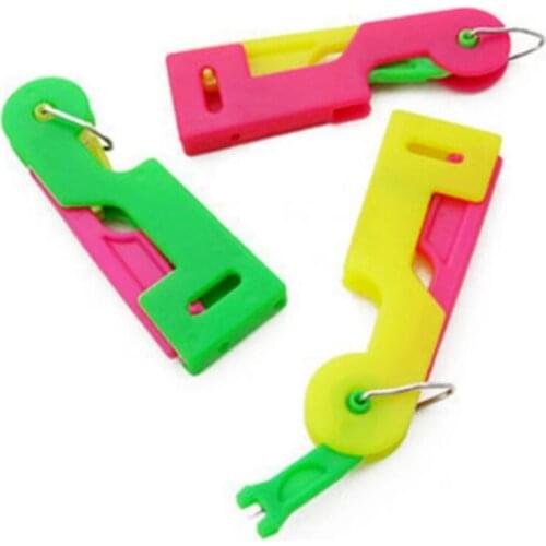 1PC Random Color Elderly Accessories Convenient Use Automatic Easy Sewing Needle Device Threader Home Sewing Tools Accessories