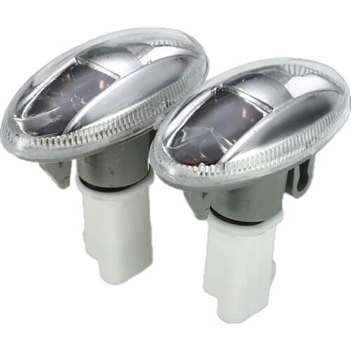 2Pcs Car Partner Side Steering Indicator Repeater Light for Peugeot 108 107 407 206 6325G3 for Citreon C1 C2 C3 Pico