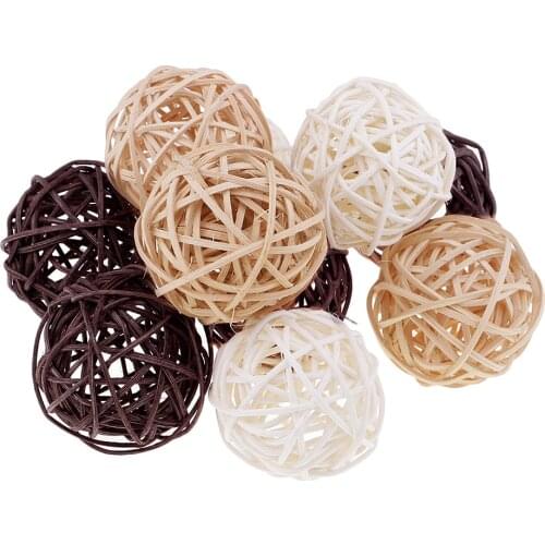 20 Pcs Natural Decorative Ball Set Balls Table Decoration Ball