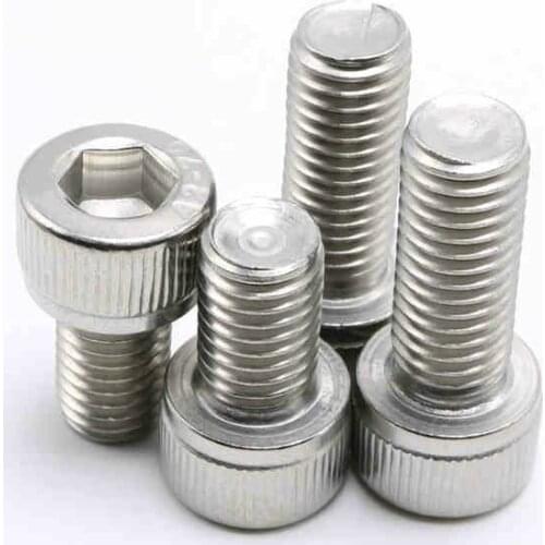 3PCS 304 Stainless Steel Socket Head Cap Screws M5 * 65mm