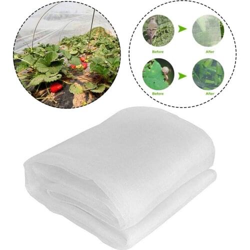 60 Mesh Insect Bird Net Garden Plant Covers Anti-UV Barrier Blind Garden Netting For Plant Fruits Flower Protection