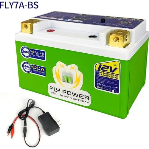 7A-BS 4Ah CCA 260A 12A-BS 8Ah CCA 450A 12V Motorcycle TCBWORTH LiFePO4 Energy Starter Lithium Battery LFP BMS Replace YTX7A-BS