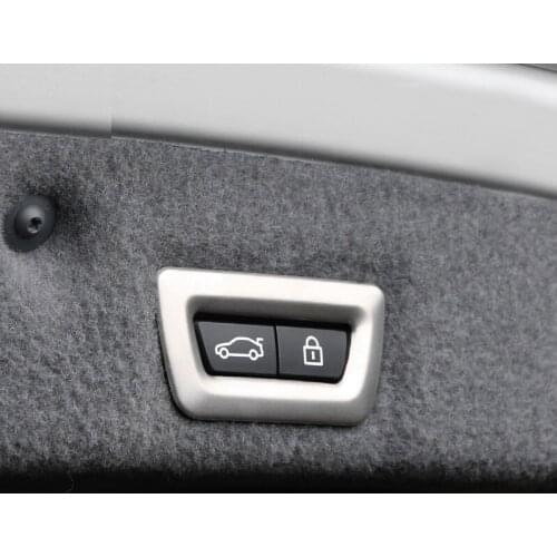 ABS Plastic For BMW 5 Series G30 2017 2018 Car Tail door Switch cover trim Interior accessories styling
