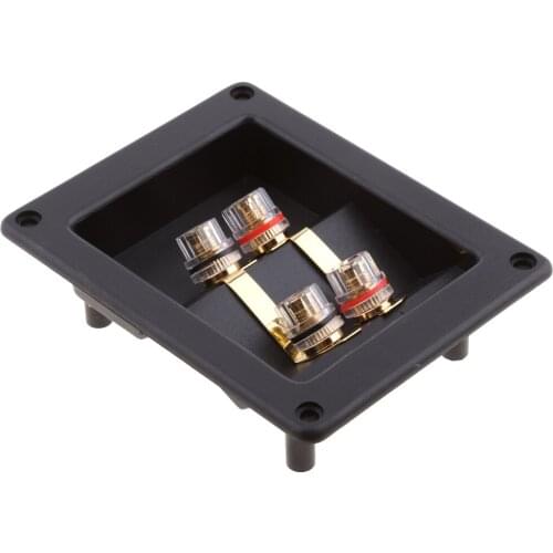 DIY Home Car Stereo Screw Cup Connectors Subwoofer Plugs 4-Way