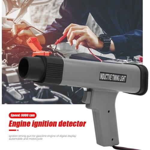 12V Durable Professional Digital Inductive Timing Light Practical Multi-functional Engine Ignition Timing Detector