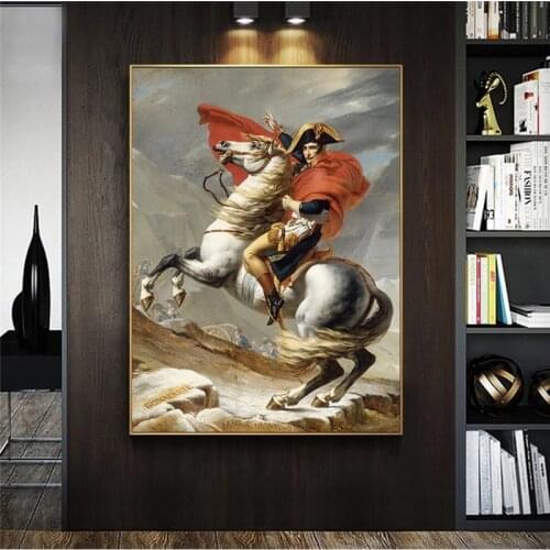 Portrait of Napoleon Canvas Painting Classical Napoleon Posters And Prints Wall Art Pictures Cuadros Home Decoration Room Decor