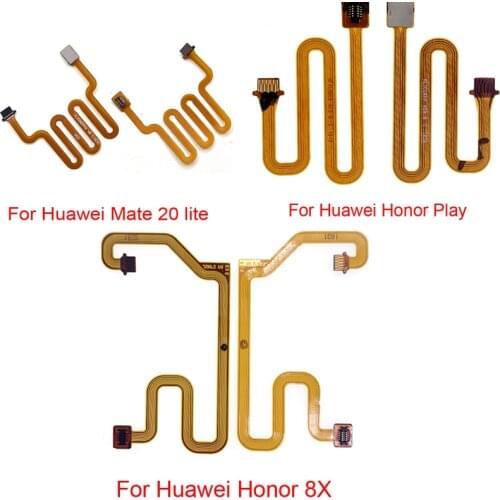 Home Button Fingerprint Touch Id Sensor Connector Flex Cable For Huawei Honor 8x / Mate 20 lite / Honor Play Connector Ribbon